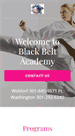 Mobile Screenshot of blackbeltacademys.com